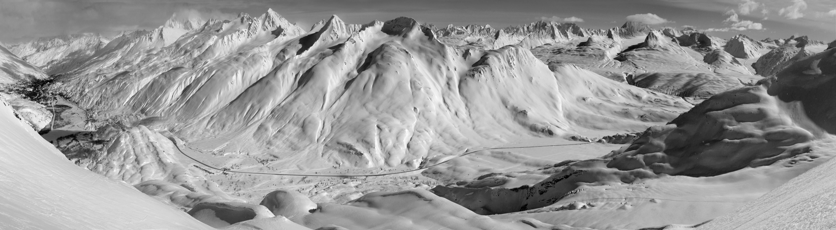 Jon Wyatt Photography - Snowy peaks of Thompson Pass, Chugach Mountains, Valdez, Alaska