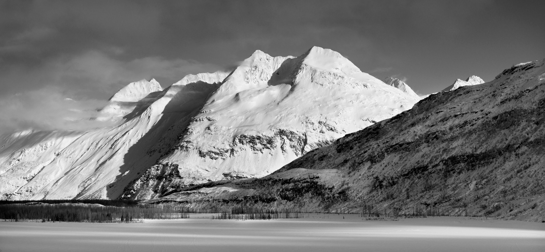 Jon Wyatt Photography - Sunlight on Chugach Mountains, Valdez, Alaska